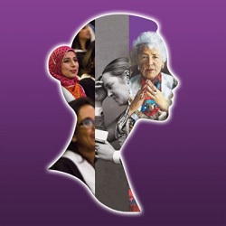 Photo of Hetty Ockrim placed in a Women at the heart of general practice cut out. 