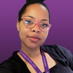 Headshot of Shamarah Mathurin-Charles from the shoulders up.