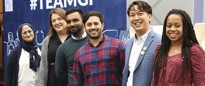 A group of young people smiling together